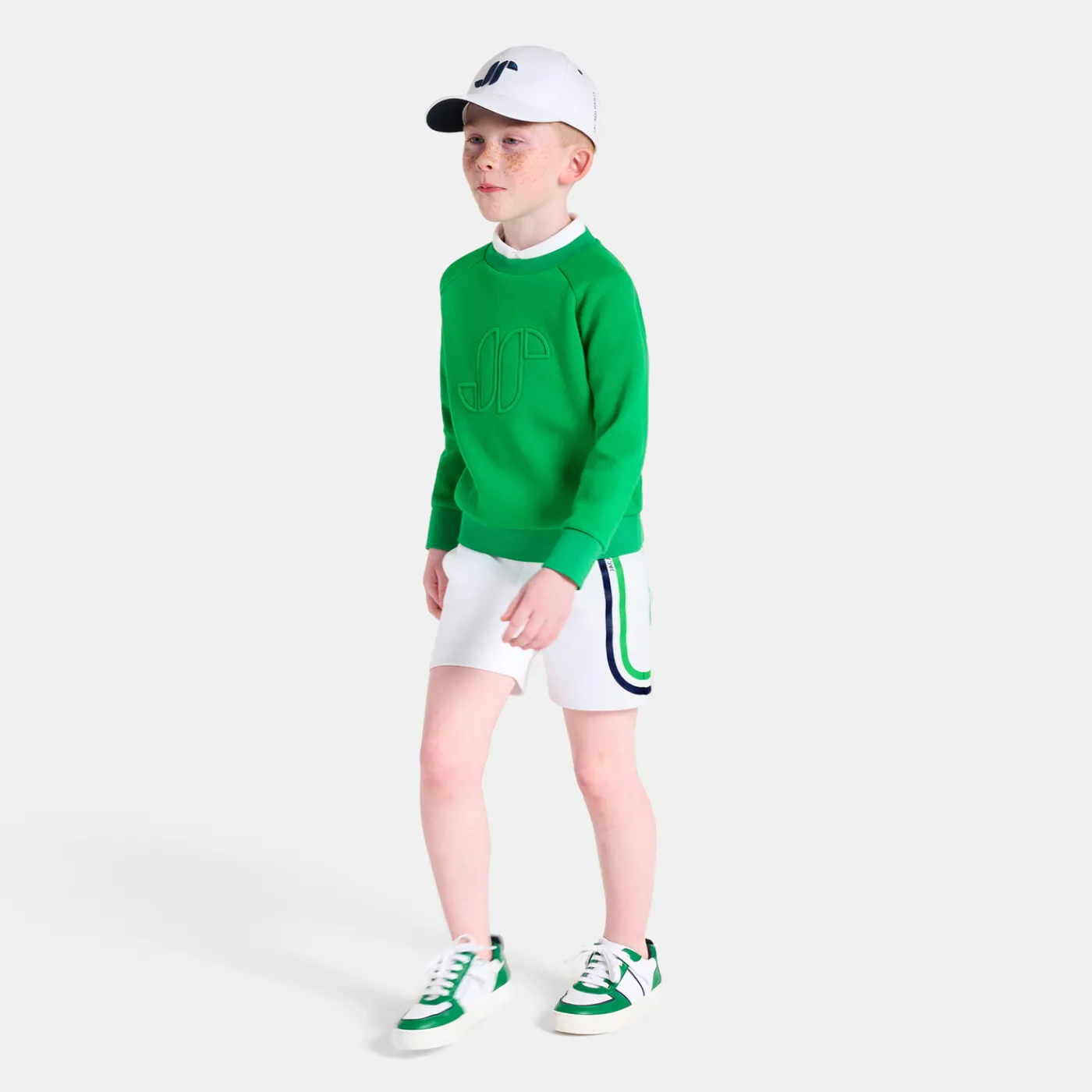 Shorts-Jacadi Boy shorts White/Green