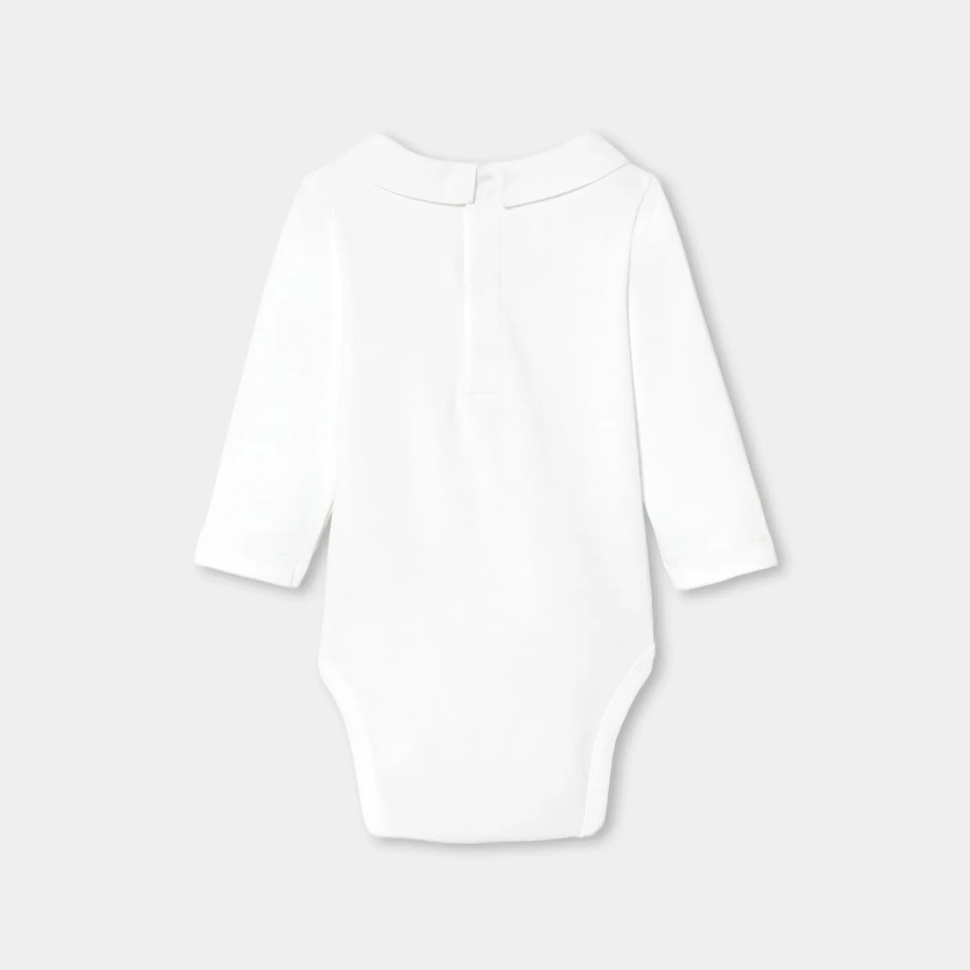 Bodysuits-Jacadi Baby boy long sleeve bodysuit Jacadi White