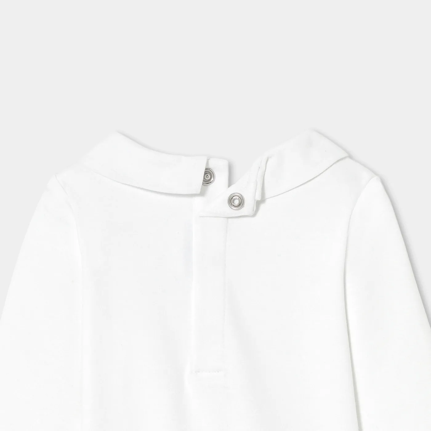 Bodysuits-Jacadi Baby boy long sleeve bodysuit Jacadi White