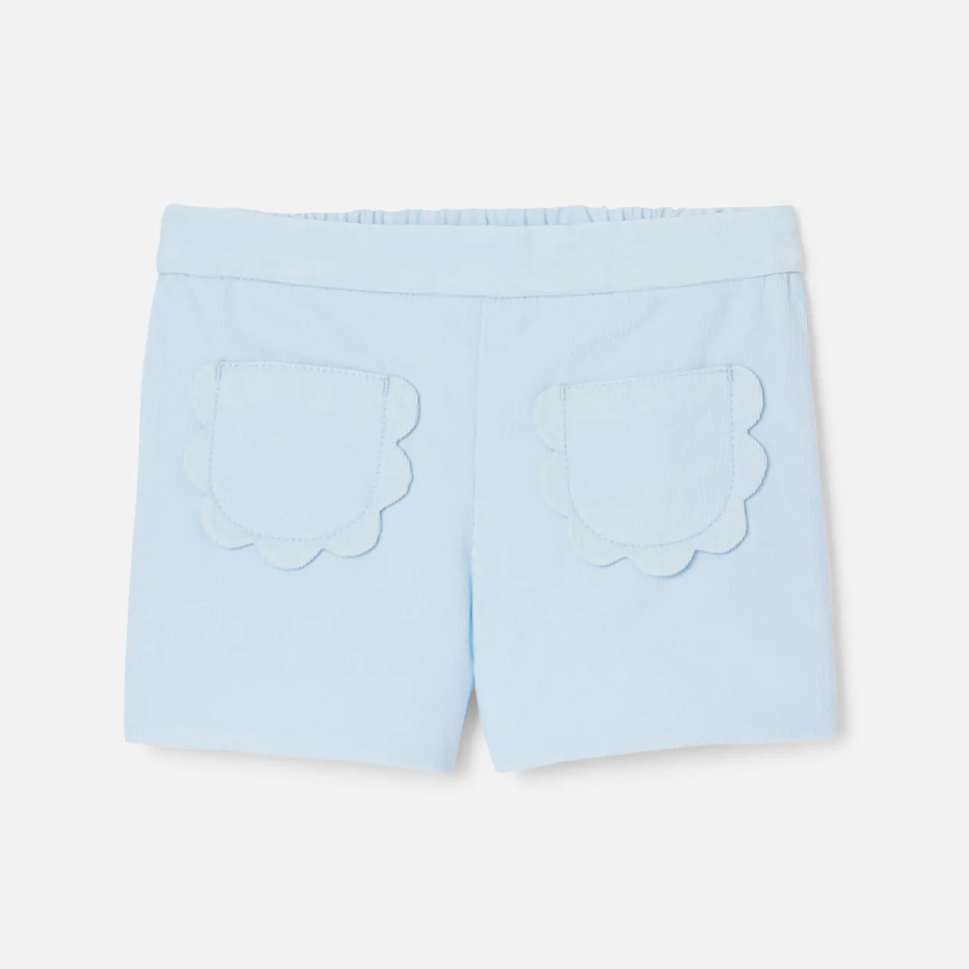 Pants And Shorts-Jacadi Baby girl velvet shorts Cloud