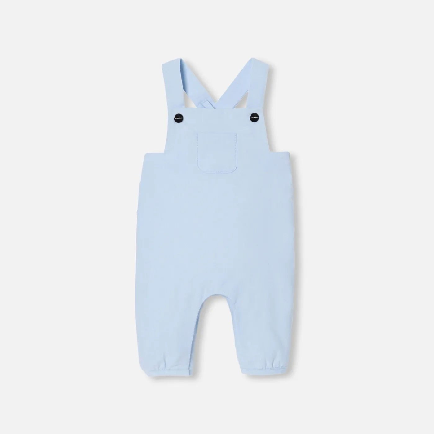 Bloomers, Overalls And Sets-Jacadi Baby boy velour overalls Pale blue
