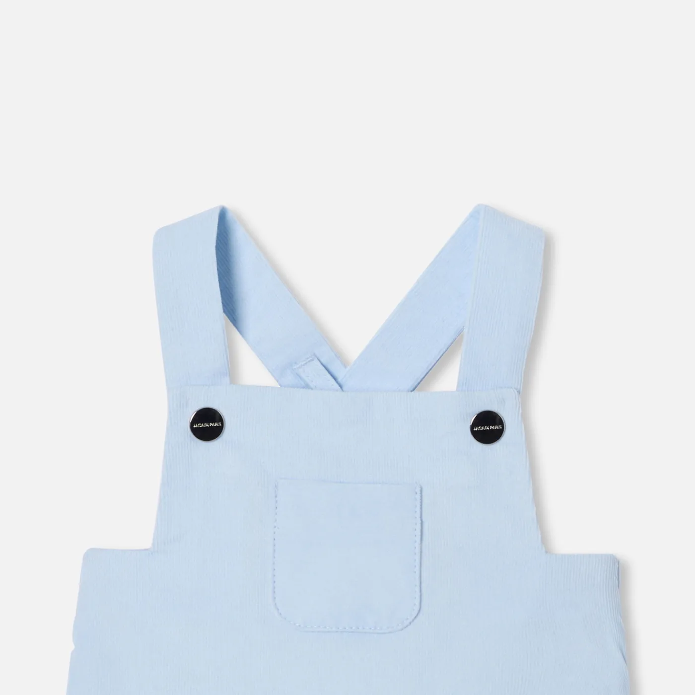Bloomers, Overalls And Sets-Jacadi Baby boy velour overalls Pale blue