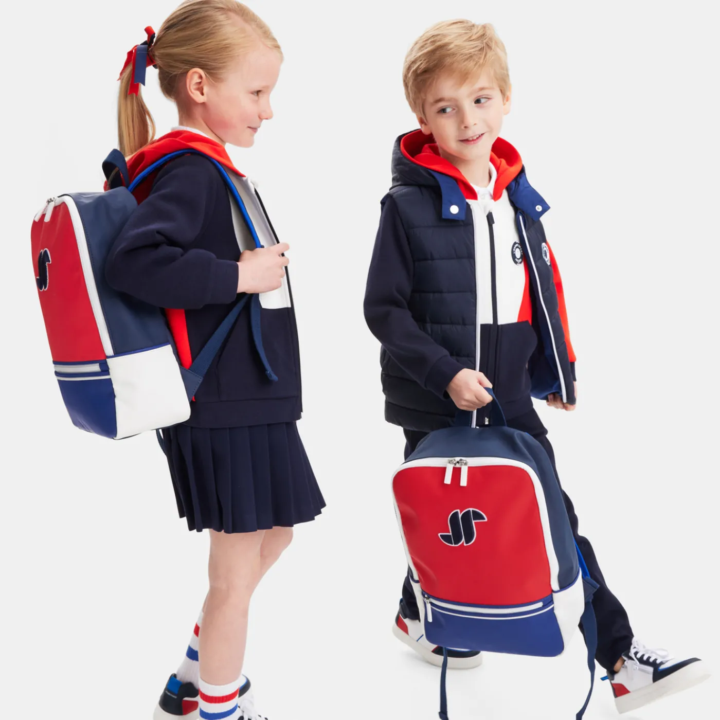 Other Accessories|Bags And Aprons-Jacadi Child backpack Navy/Red