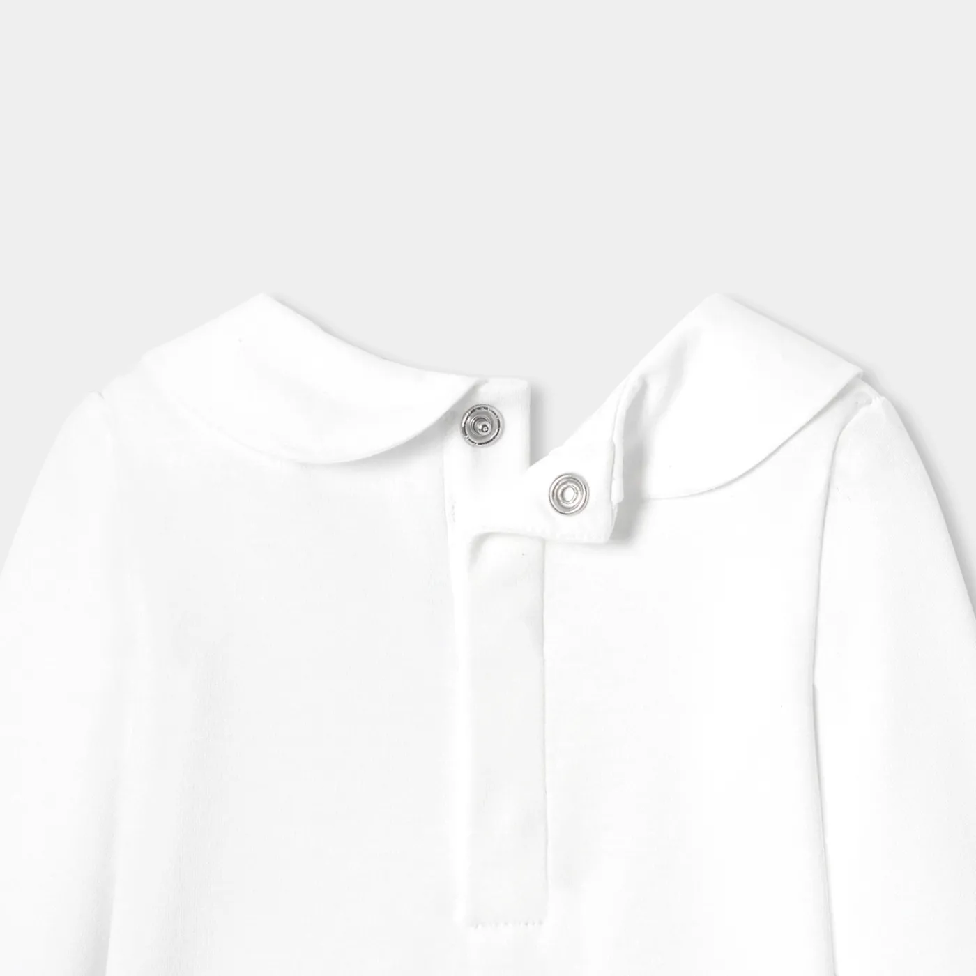 Bodysuits-Jacadi Baby girl long-sleeved bodysuit Jacadi White