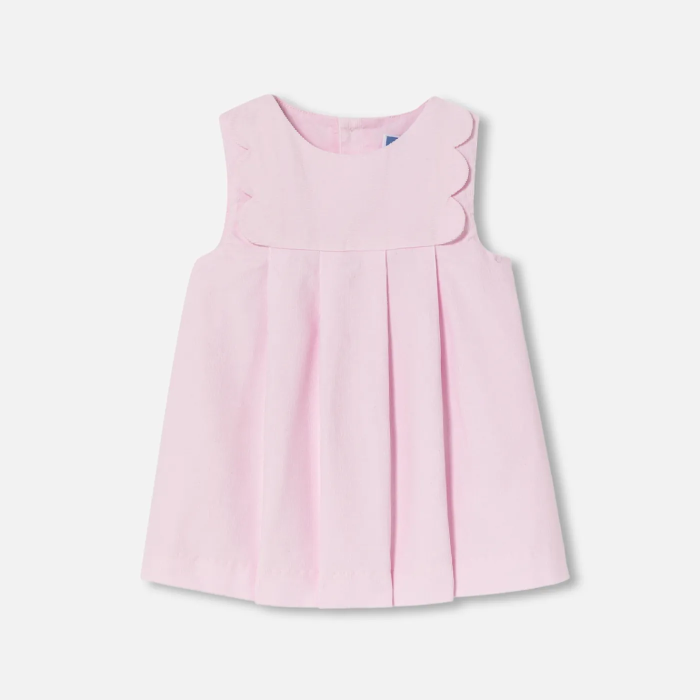 Dresses-Jacadi Baby girl pinafore dress Light Powder Pink