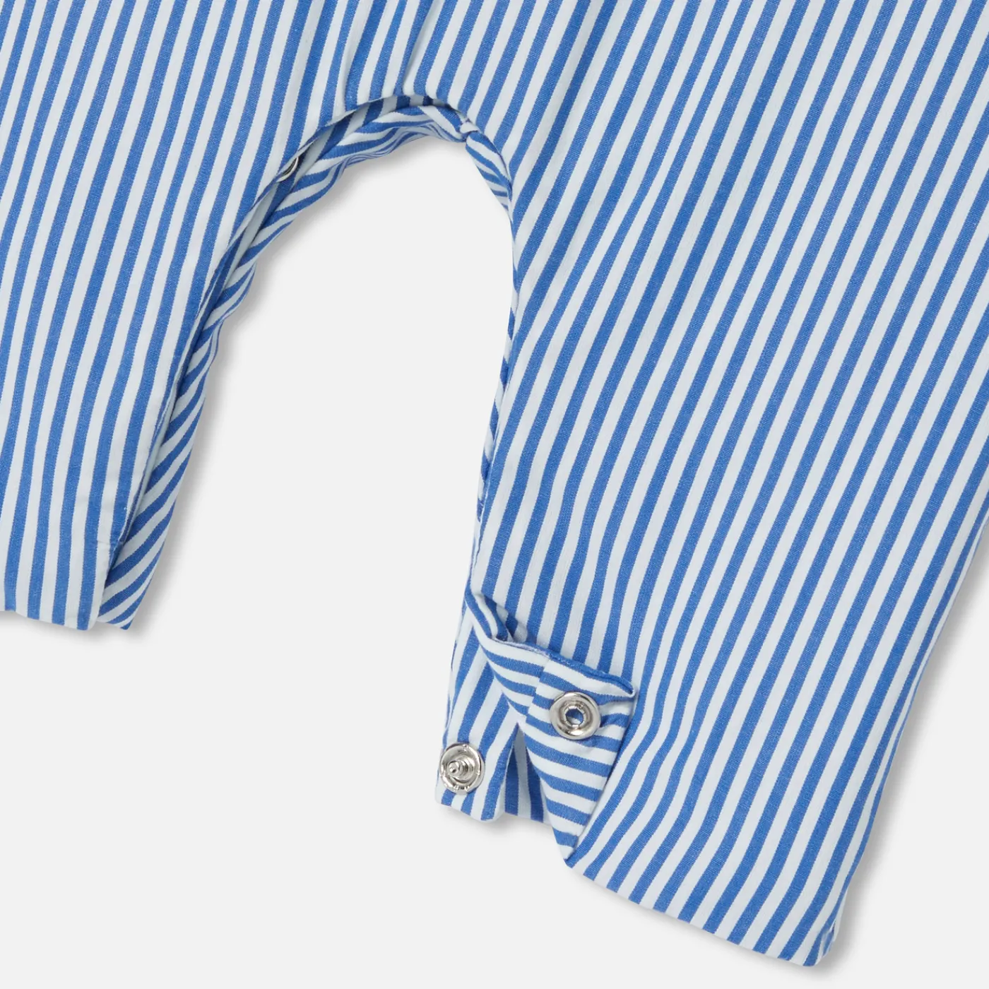 Bloomers, Overalls And Sets-Jacadi Baby boy overalls in poplin White/Blue