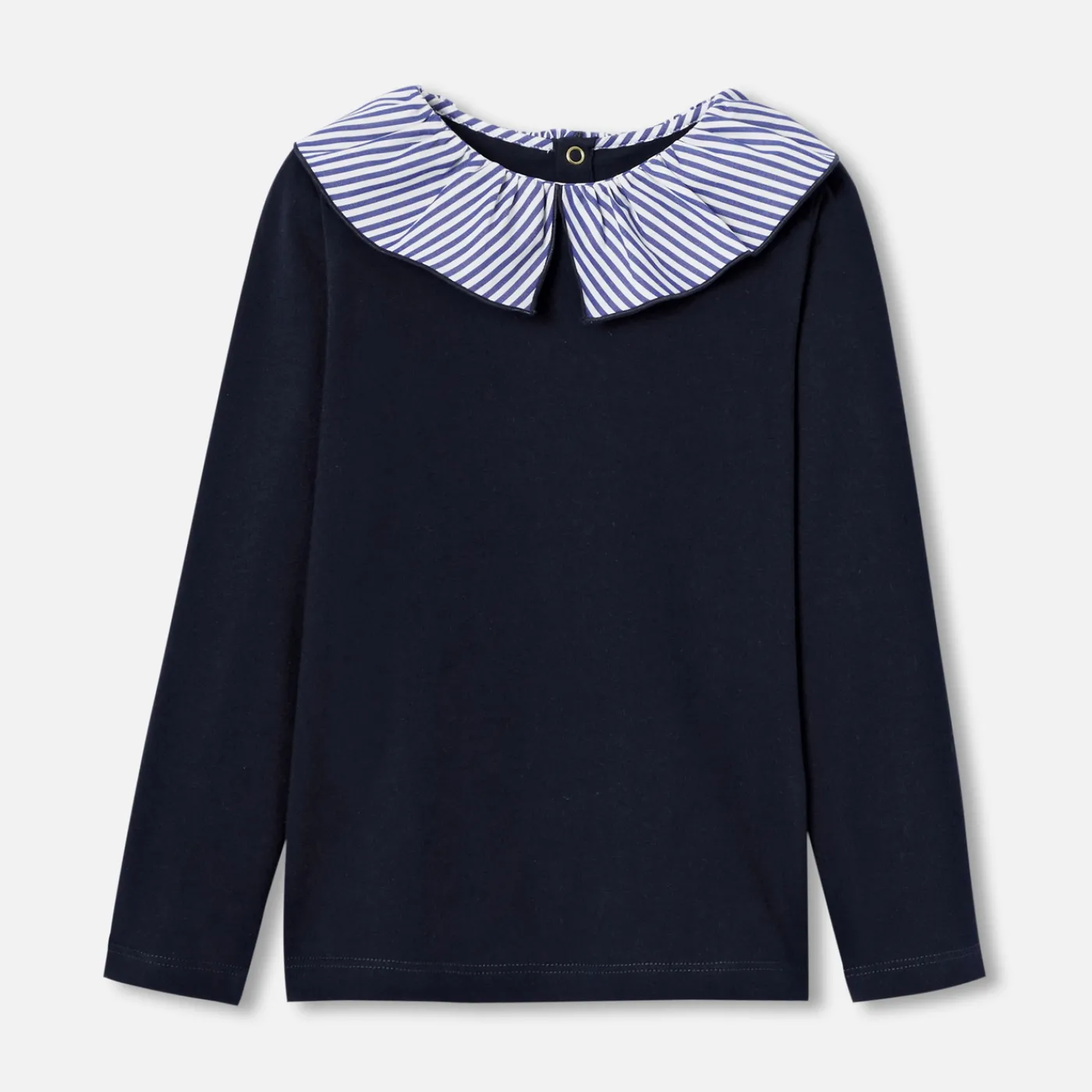 T-Shirts, Polo Shirts-Jacadi Girl long-sleeved T-shirt Jacadi Navy