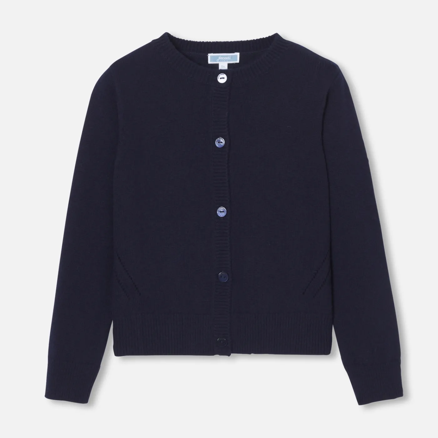 Cardigans, Sweaters And Sweatshirts-Jacadi Girl cardigan Jacadi Navy