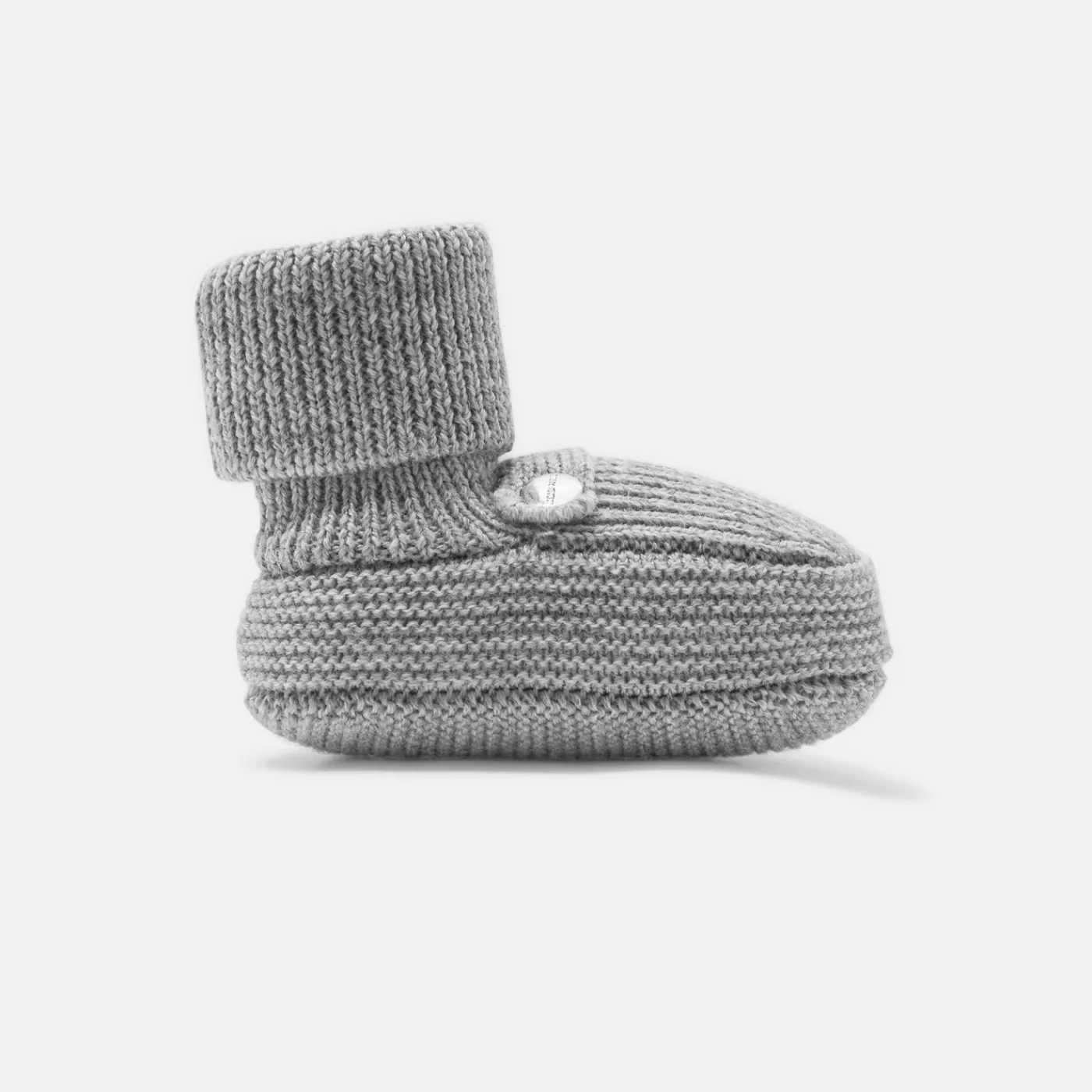 Socks And Booties|Accessories-Jacadi Baby booties Jacadi light Heather Grey