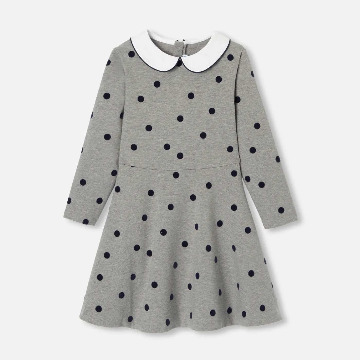 Dresses And Skirts-Jacadi Girl polka dot dress Jacadi Dark grey