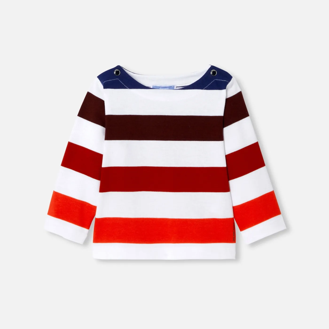 Polos And T-Shirts-Jacadi Baby boy sailor tee White/Red