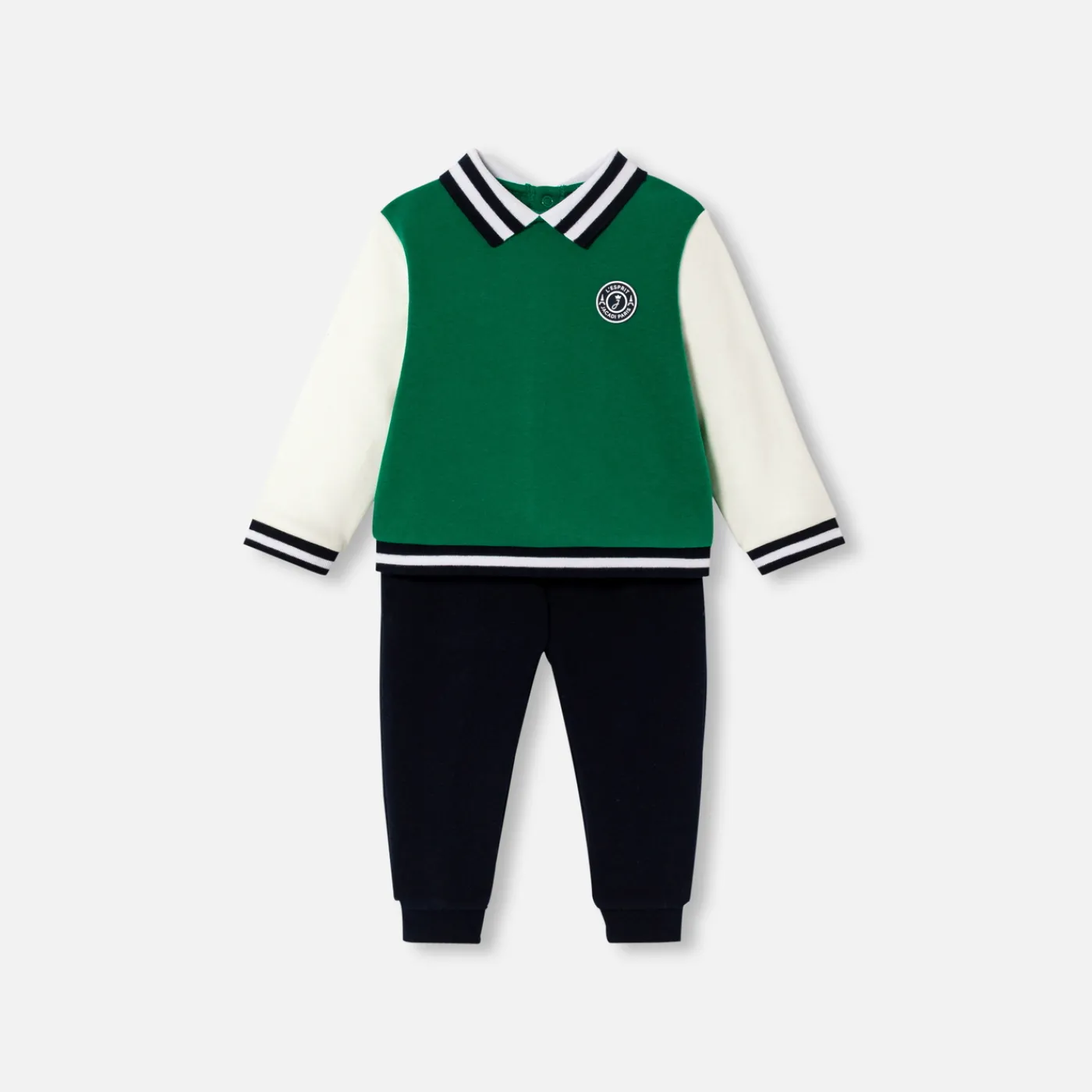 Bloomers, Overalls And Onesies-Jacadi Baby boy set Green/Multicolour