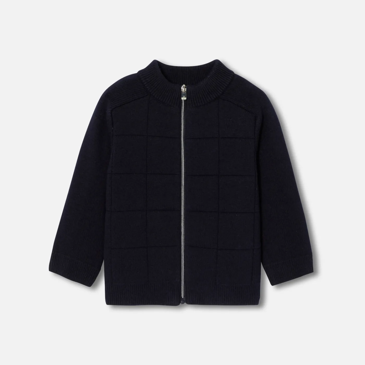 Sweaters, Sweatshirts And Cardigans-Jacadi Baby boy zipped cardigan Jacadi Navy