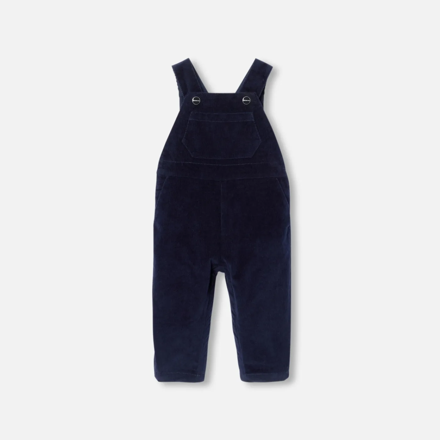 Bloomers, Overalls And Onesies-Jacadi Baby boy velour overalls Jacadi Navy