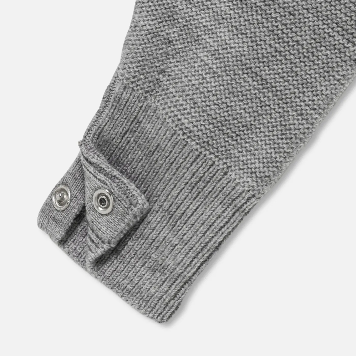 Bloomers, Overalls And Sets-Jacadi Baby merino wool jumpsuit Jacadi light Heather Grey