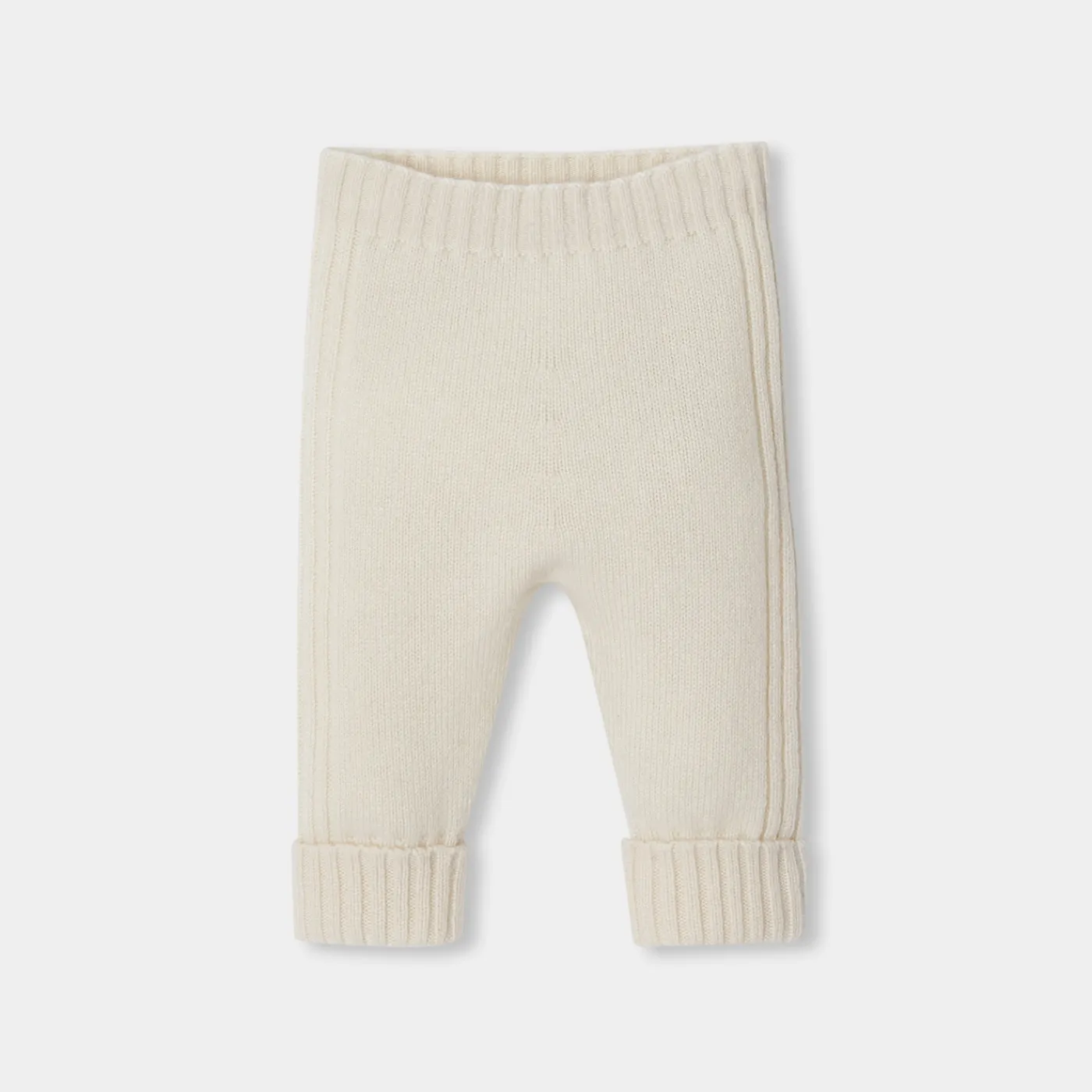 Pants, Leggings And Shorts-Jacadi Baby cashmere leggings Jacadi soft white
