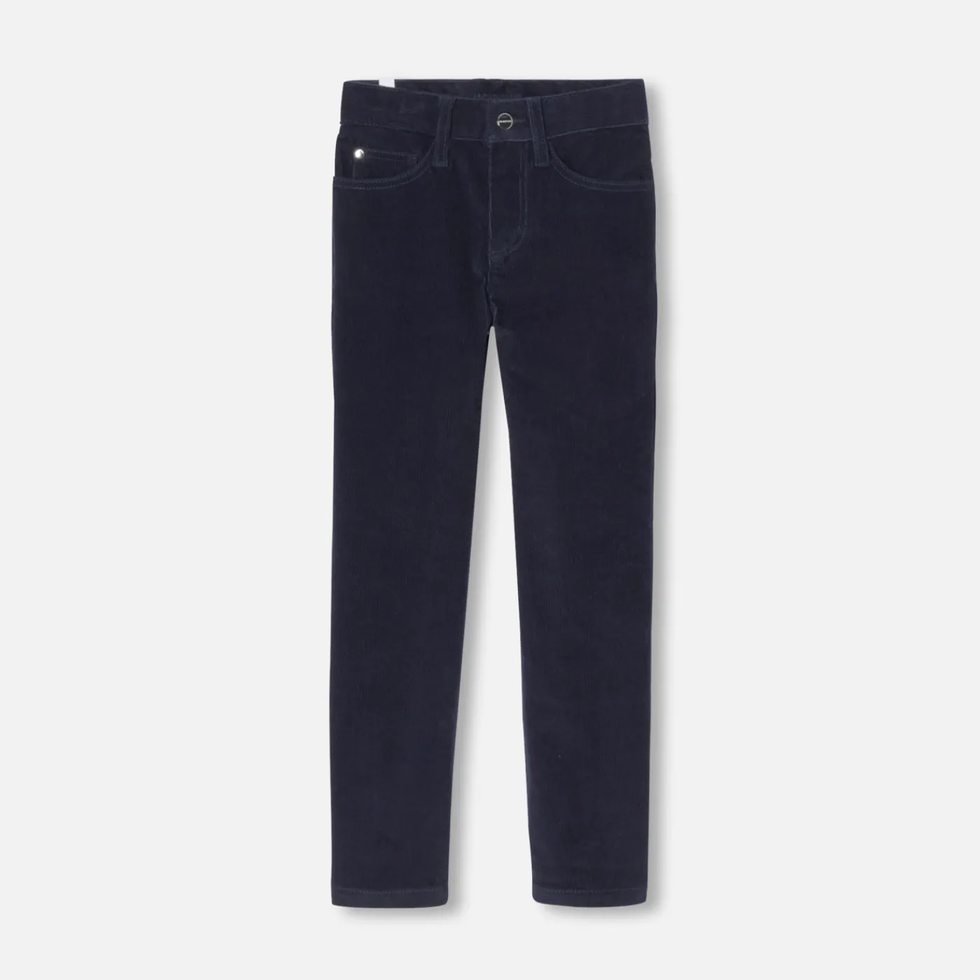 Pants And Sweatpants-Jacadi Boy velour pants Jacadi Navy