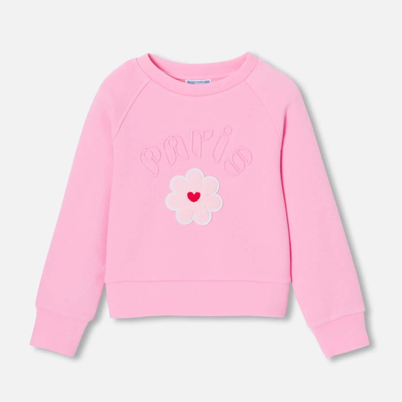 Cardigans, Sweaters And Sweatshirts-Jacadi Girl sweatshirt Soft Pink