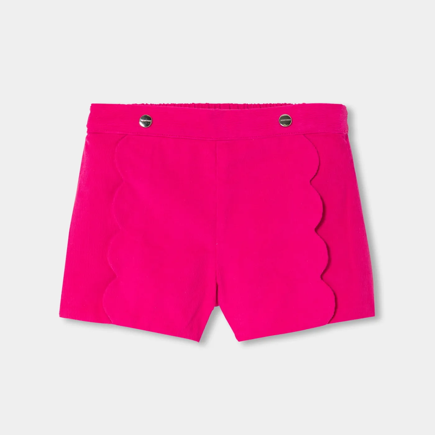 Pants And Shorts-Jacadi Baby girl velvet shorts Couture Pink