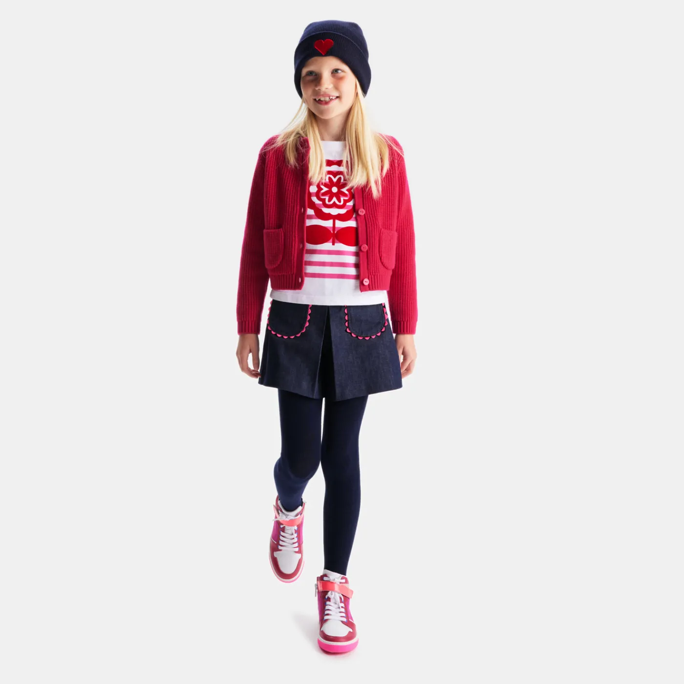 Dresses And Skirts-Jacadi Girl skort Dark Denim