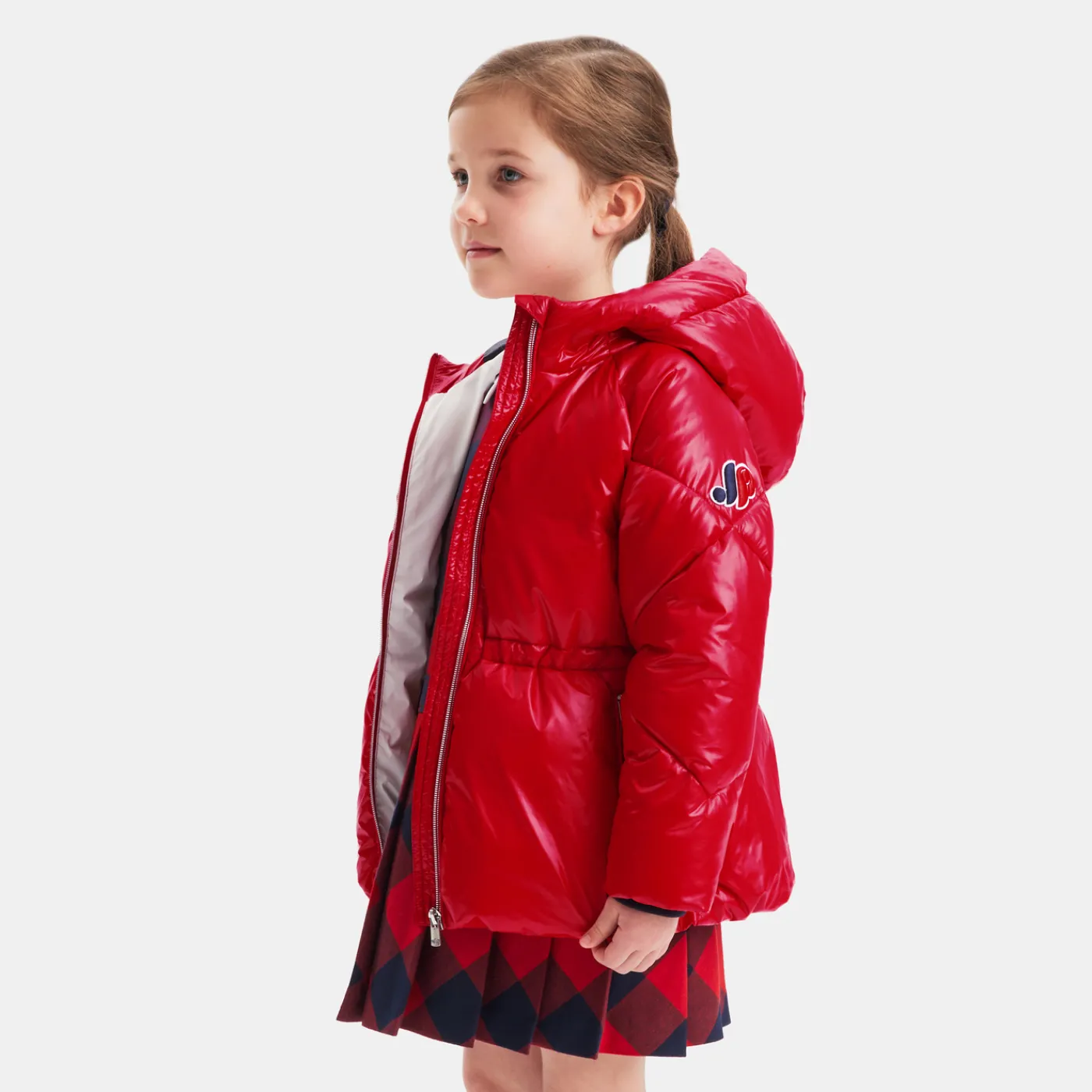 Coats And Outerwear|Girl Coats & Puffer Jackets-Jacadi Girl padded jacket Brick red