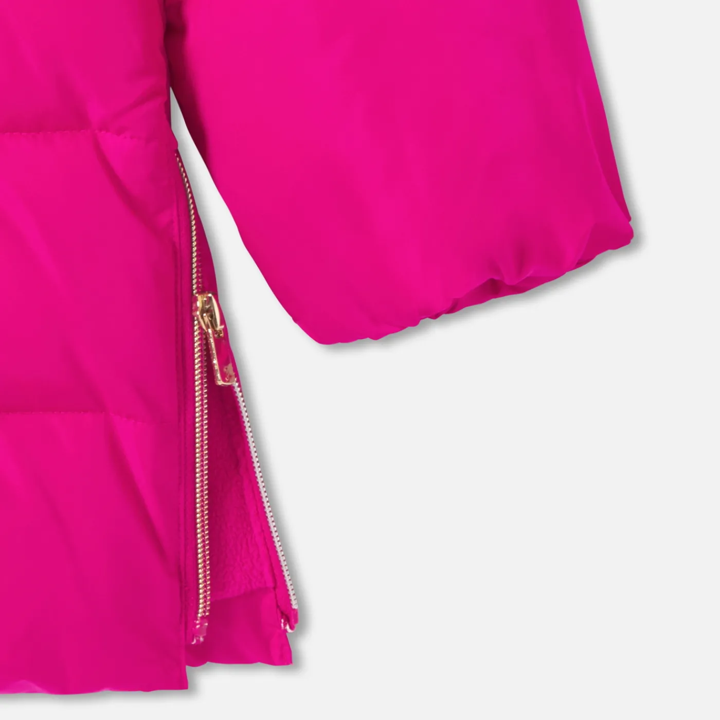 Coats And Outerwear|Girl Coats & Puffer Jackets-Jacadi Girl mid-length padded jacket Grenadine Pink