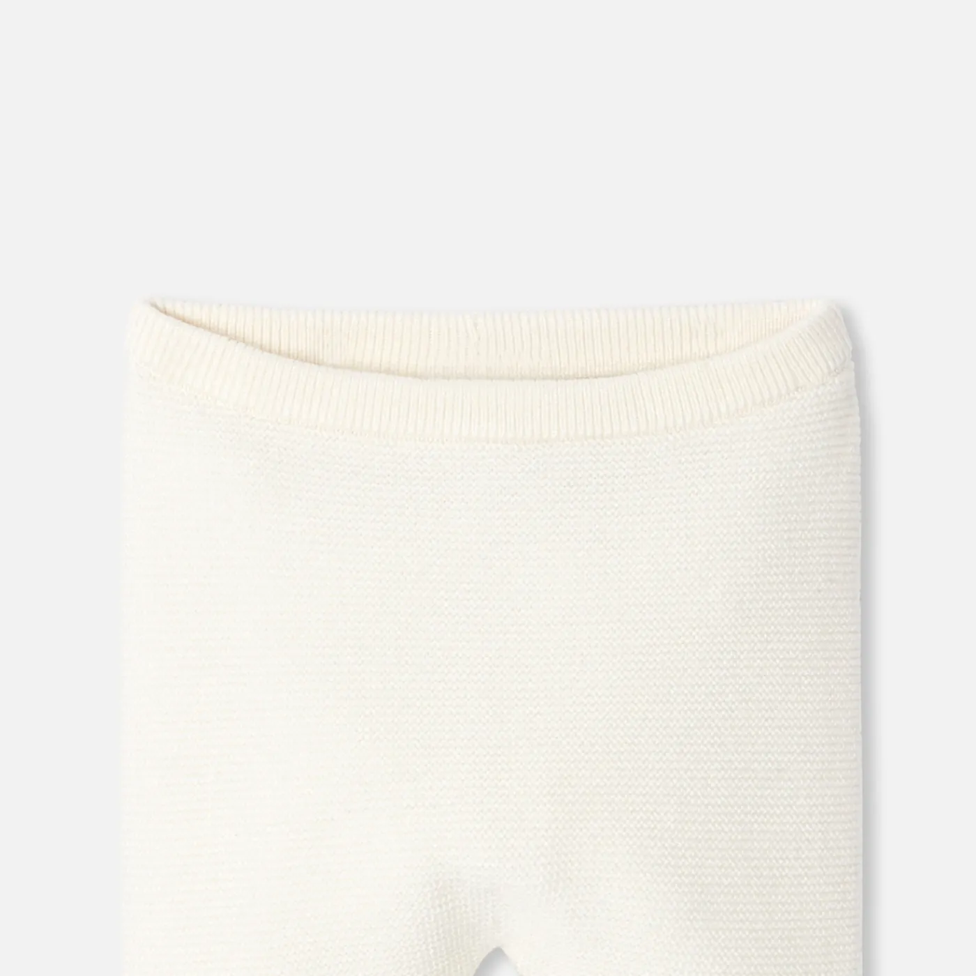 Bloomers, Overalls And Sets-Jacadi Baby garter stitch set Jacadi soft white