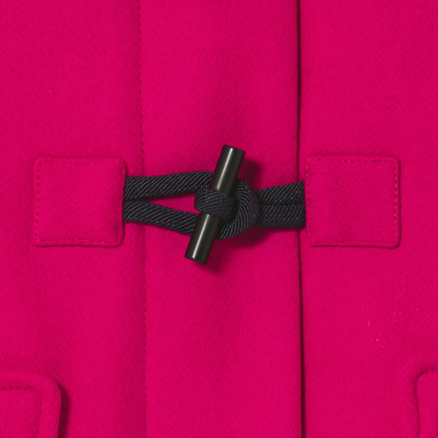 Coats And Outerwear|Girl Coats & Puffer Jackets-Jacadi Girl wool duffle-coat Grenadine Pink