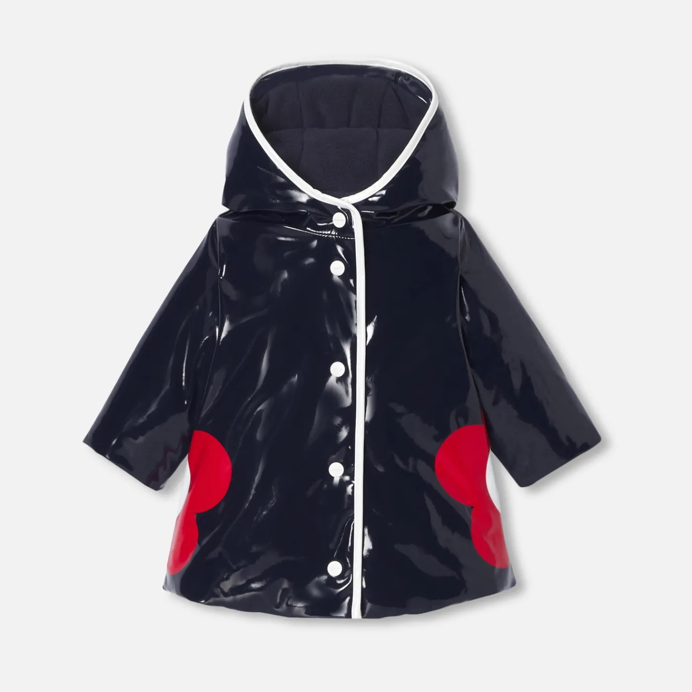 Coats And Outerwear|Toddler Coats & Puffer Jackets-Jacadi Baby girl raincoat Jacadi Navy