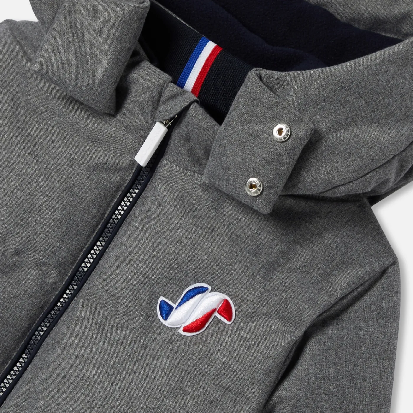 Coats And Outerwear|Boy Coats & Puffer Jackets-Jacadi Boy padded jacket Jacadi light Heather Grey