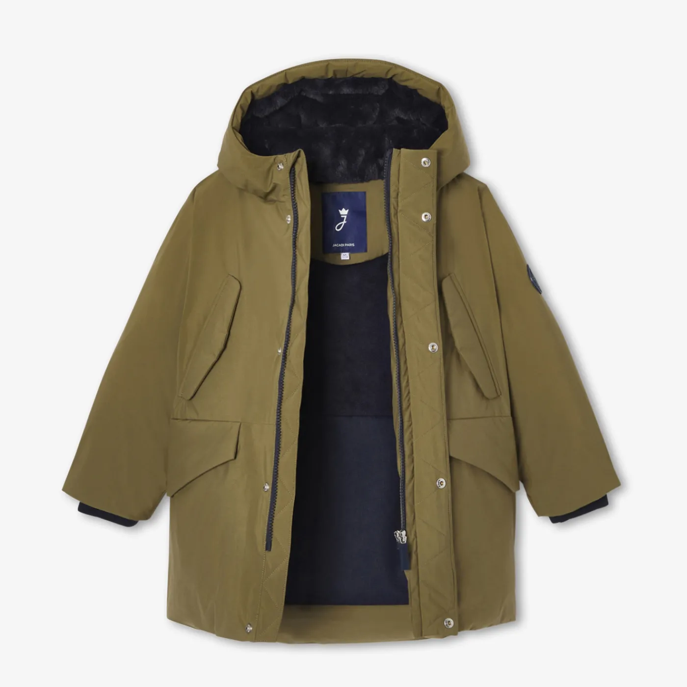 Coats And Outerwear-Jacadi Boy parka Clay