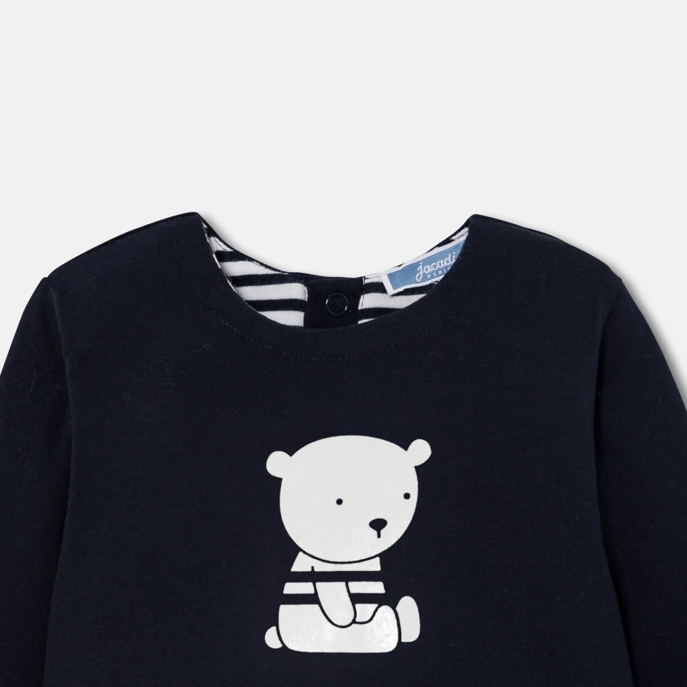 Bloomers, Overalls And Sets-Jacadi Baby comfort set Navy/Cream