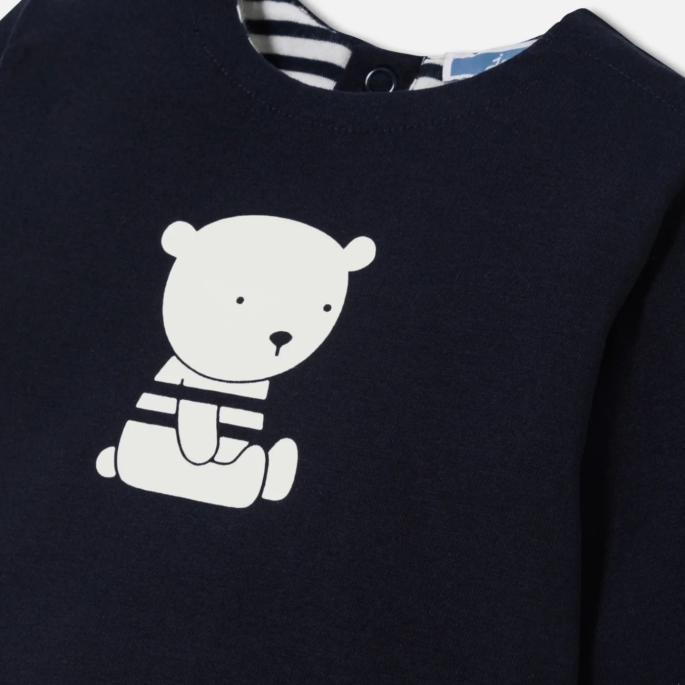 Bloomers, Overalls And Sets-Jacadi Baby comfort set Navy/Cream