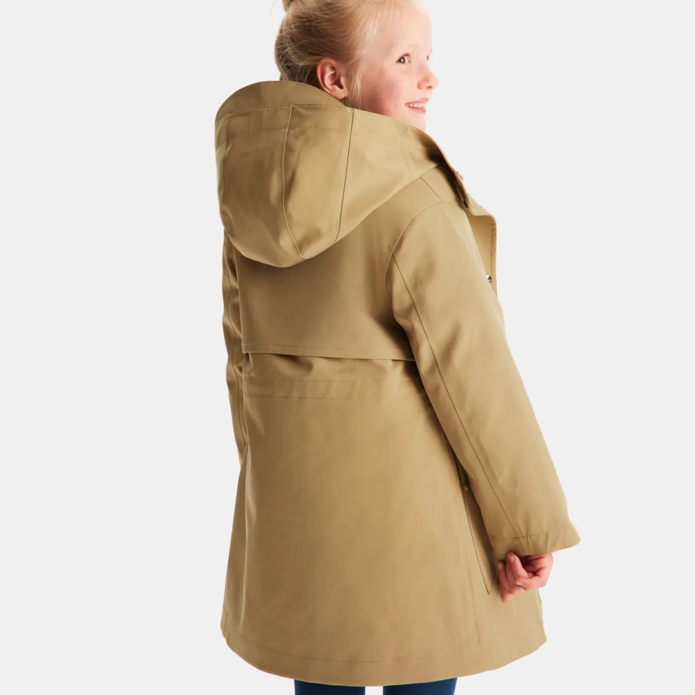 Coats And Outerwear|Girl Coats & Puffer Jackets-Jacadi Girl 3-in-1 parka Sand