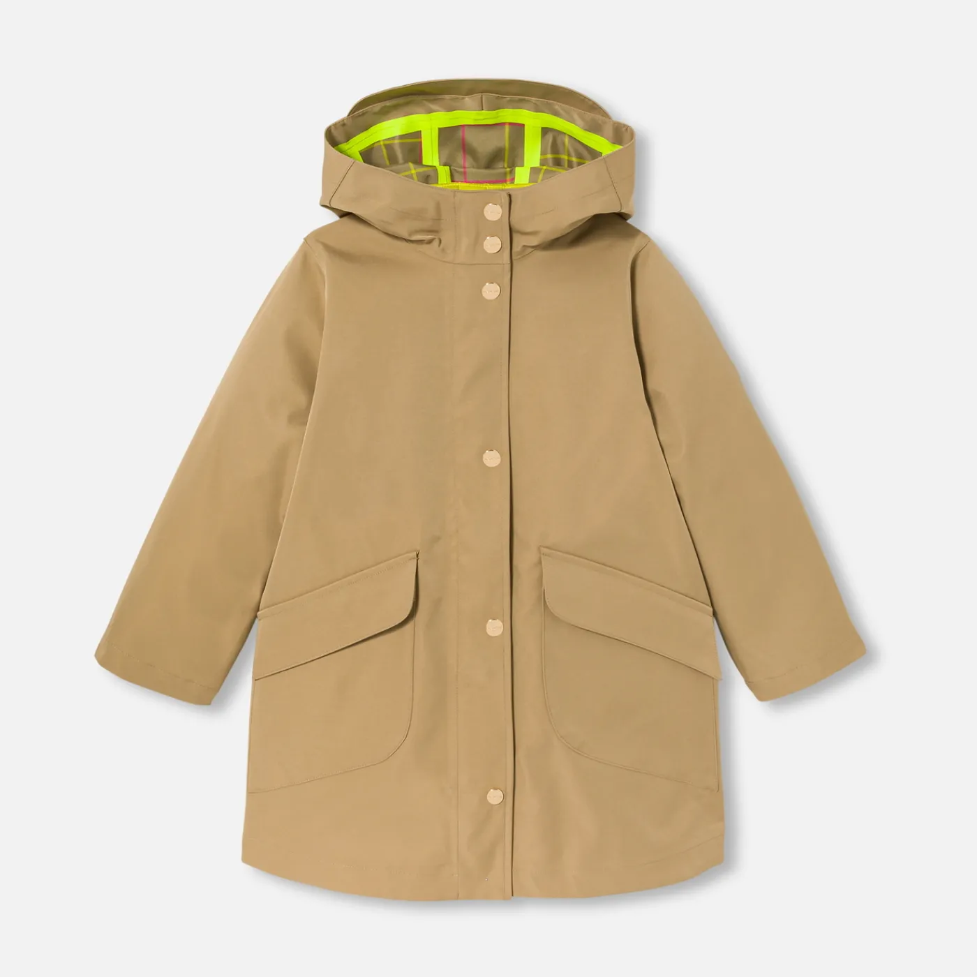 Coats And Outerwear|Girl Coats & Puffer Jackets-Jacadi Girl 3-in-1 parka Sand