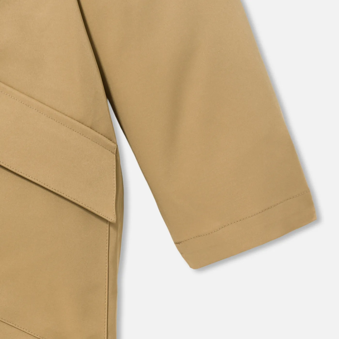 Coats And Outerwear|Girl Coats & Puffer Jackets-Jacadi Girl 3-in-1 parka Sand