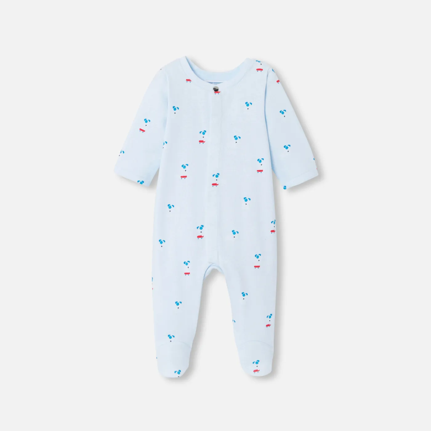 Pajamas-Jacadi Baby boy cotton pajamas Blue/Multicolour