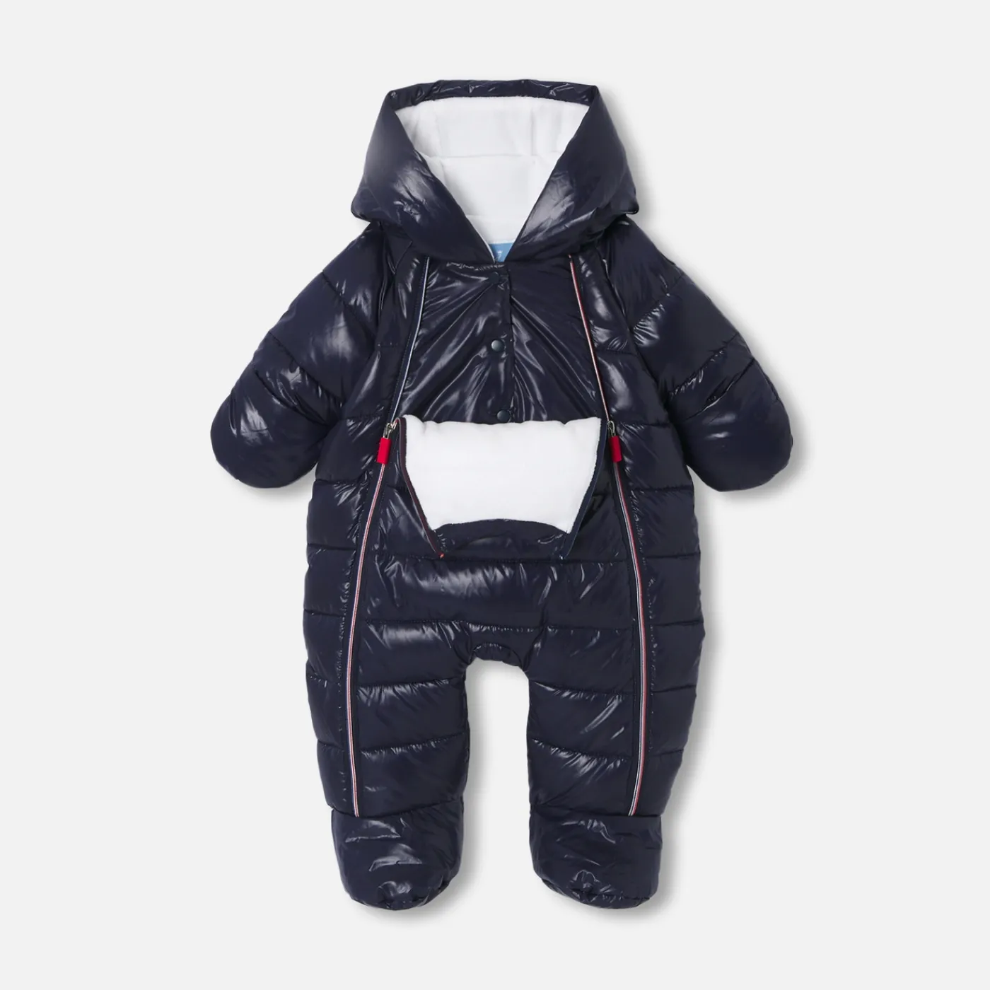 Coats And Outerwear|Baby Snowsuits & Burnous-Jacadi Baby boy pramsuit Jacadi Navy