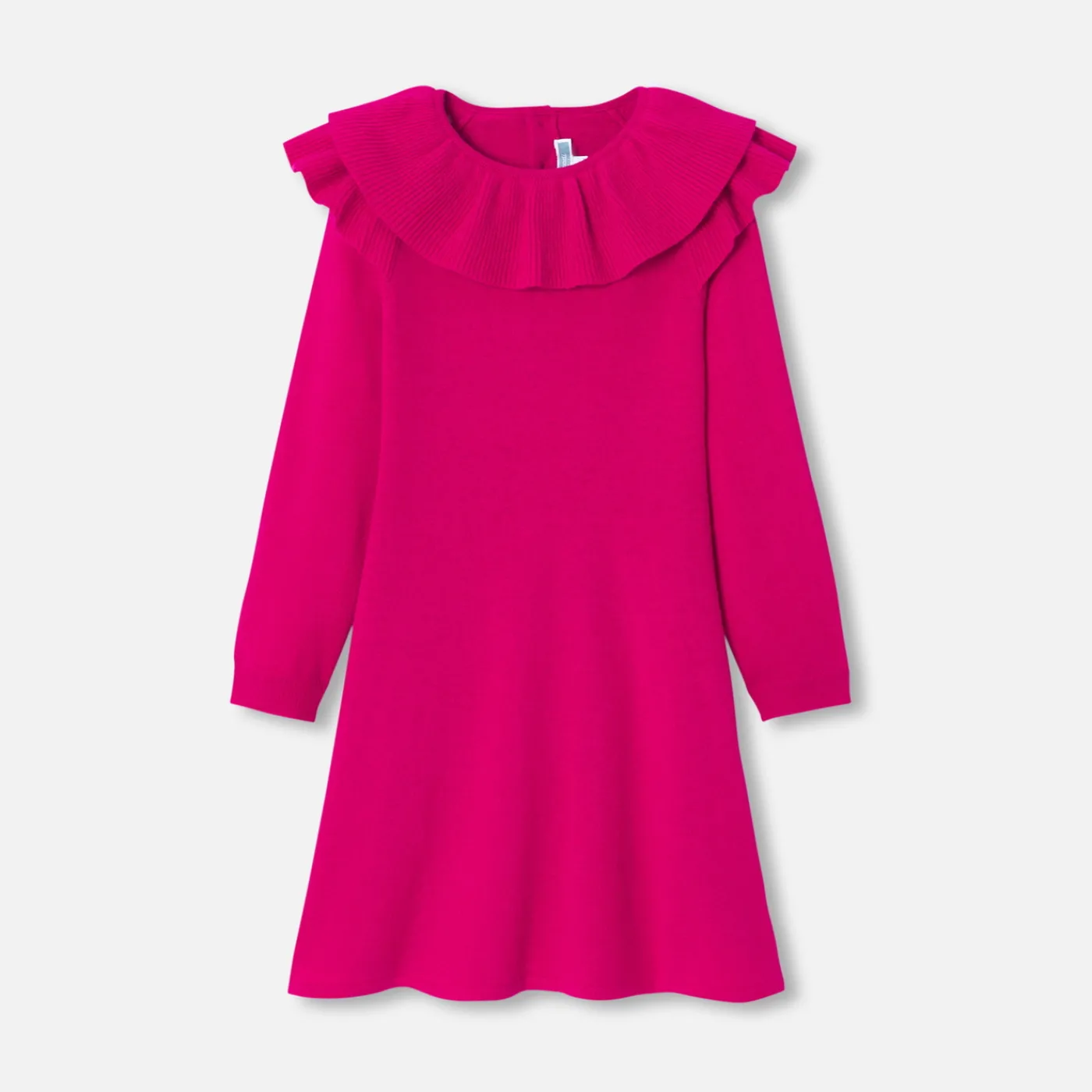 Dresses And Skirts-Jacadi Girl knitted dress Grenadine Pink