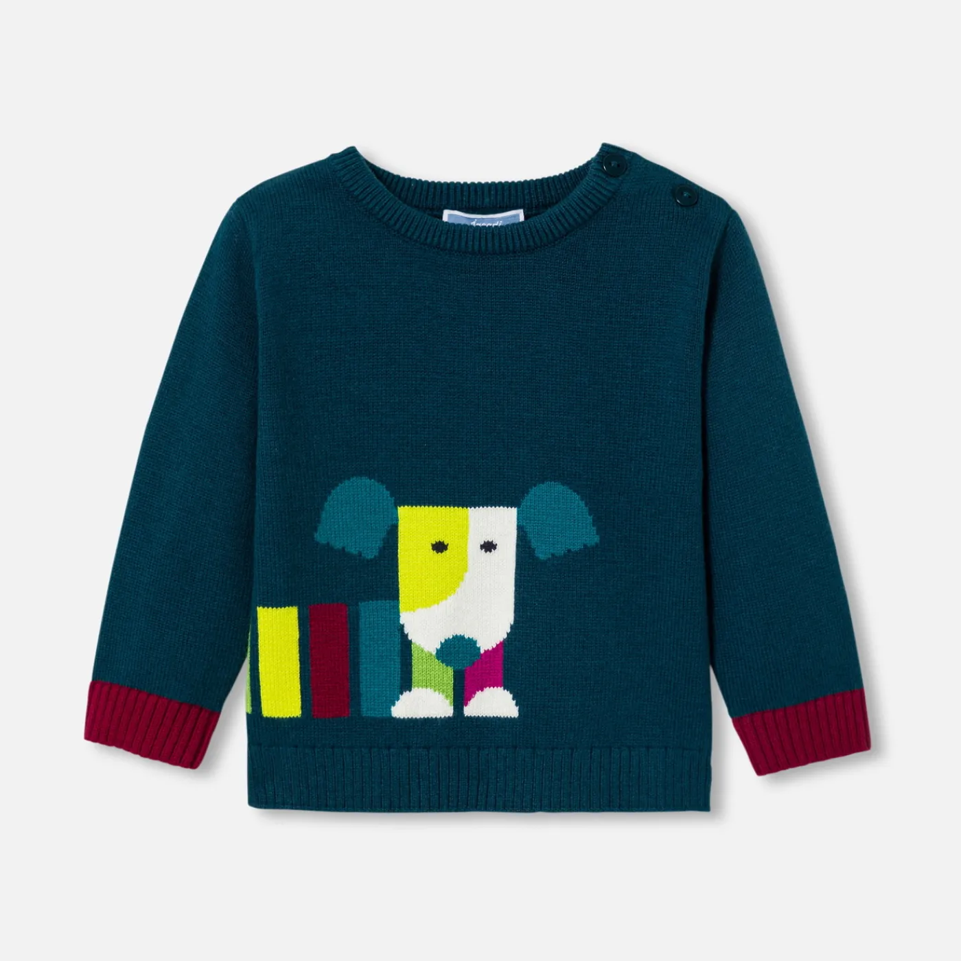 Sweaters, Sweatshirts And Cardigans-Jacadi Baby boy knitted sweater Ink blue