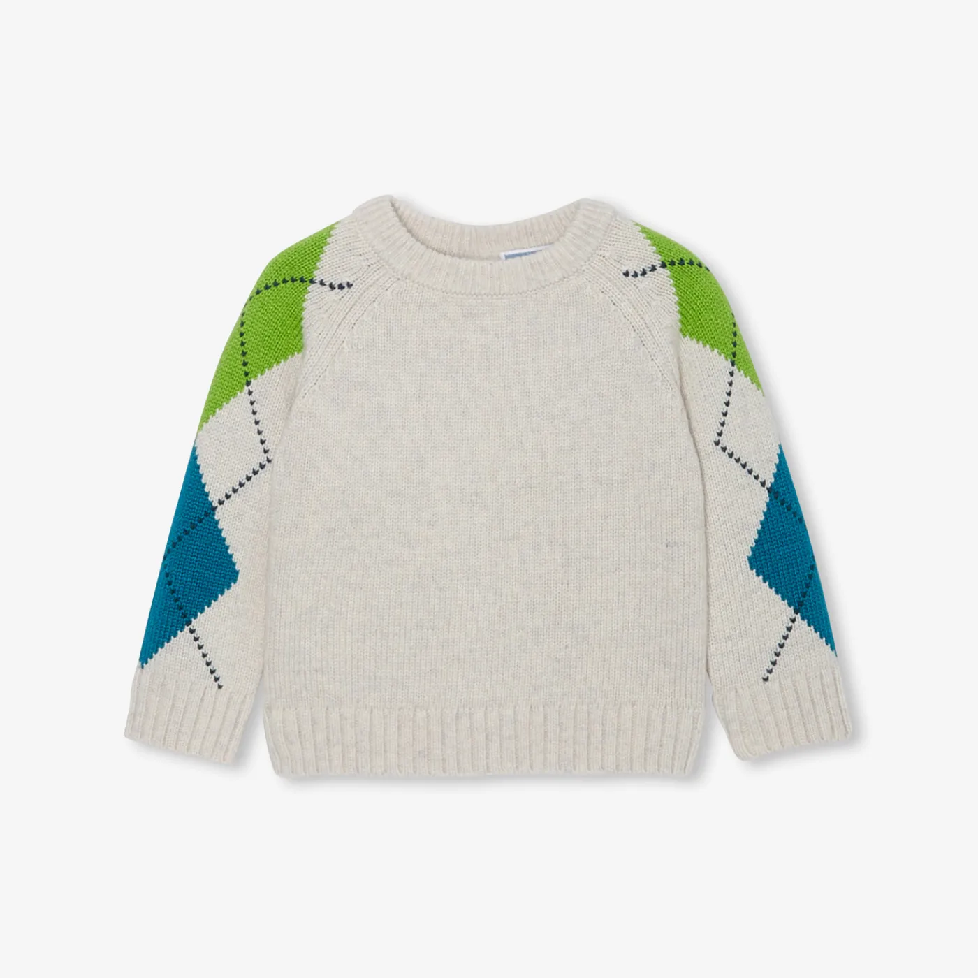 Sweaters, Sweatshirts And Cardigans-Jacadi Baby boy jacquard sweater Heather Beige