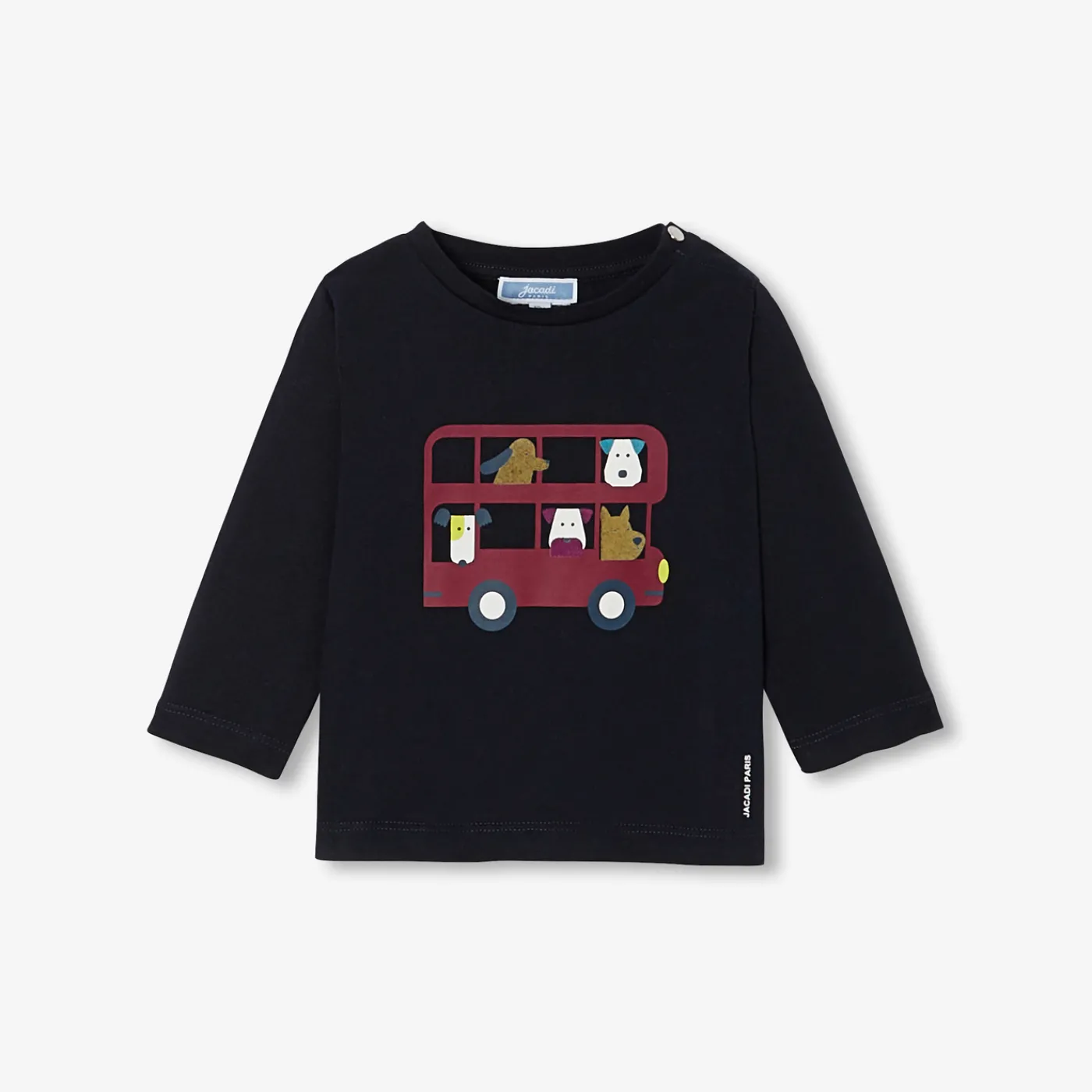 Polos And T-Shirts-Jacadi Baby boy short-sleeved T-shirt Jacadi Navy