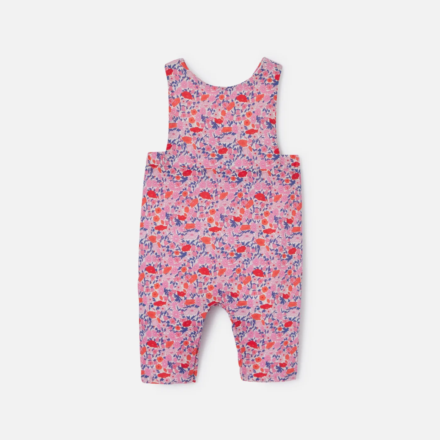 Bloomers, Overalls And Sets-Jacadi Baby girl jumpsuit in Liberty fabric Pink/Multicolour