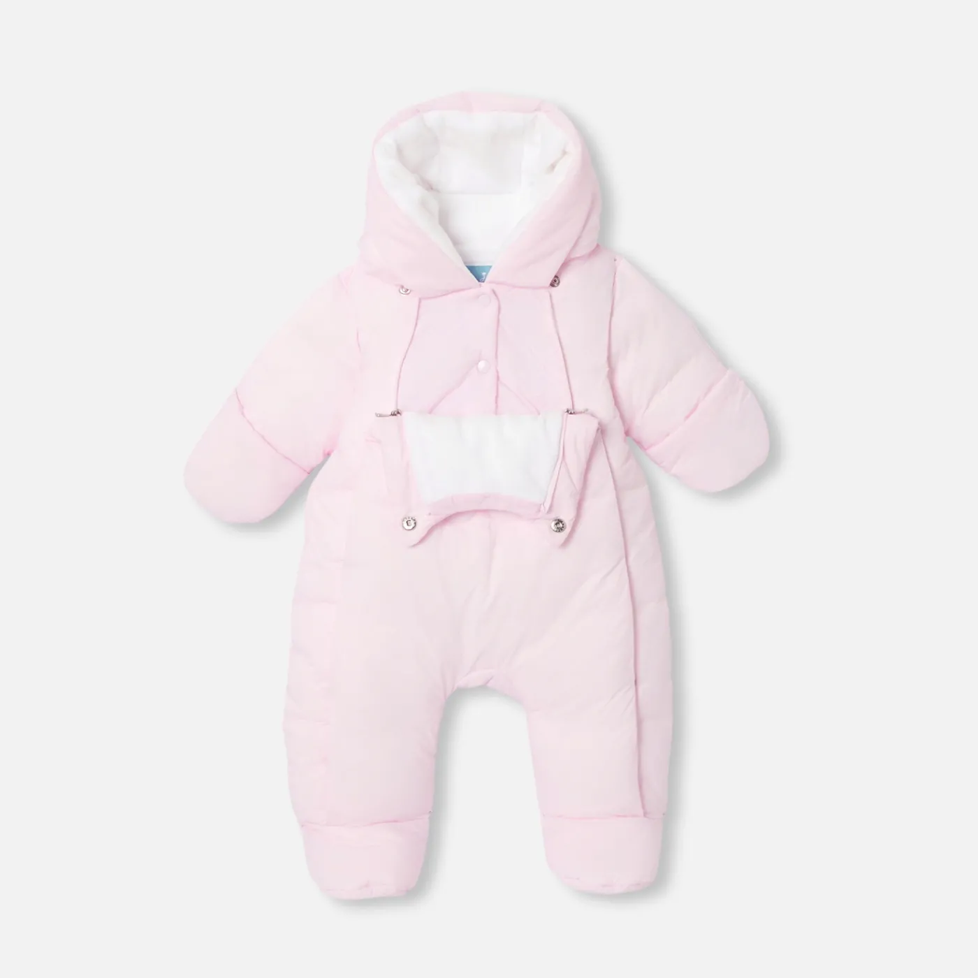 Coats And Outerwear|Baby Snowsuits & Burnous-Jacadi Baby girl snowsuit Jacadi Powder Pink