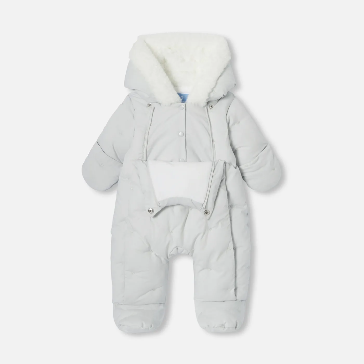 Coats And Outerwear|Coats And Outerwear-Jacadi Baby pramsuit Grey