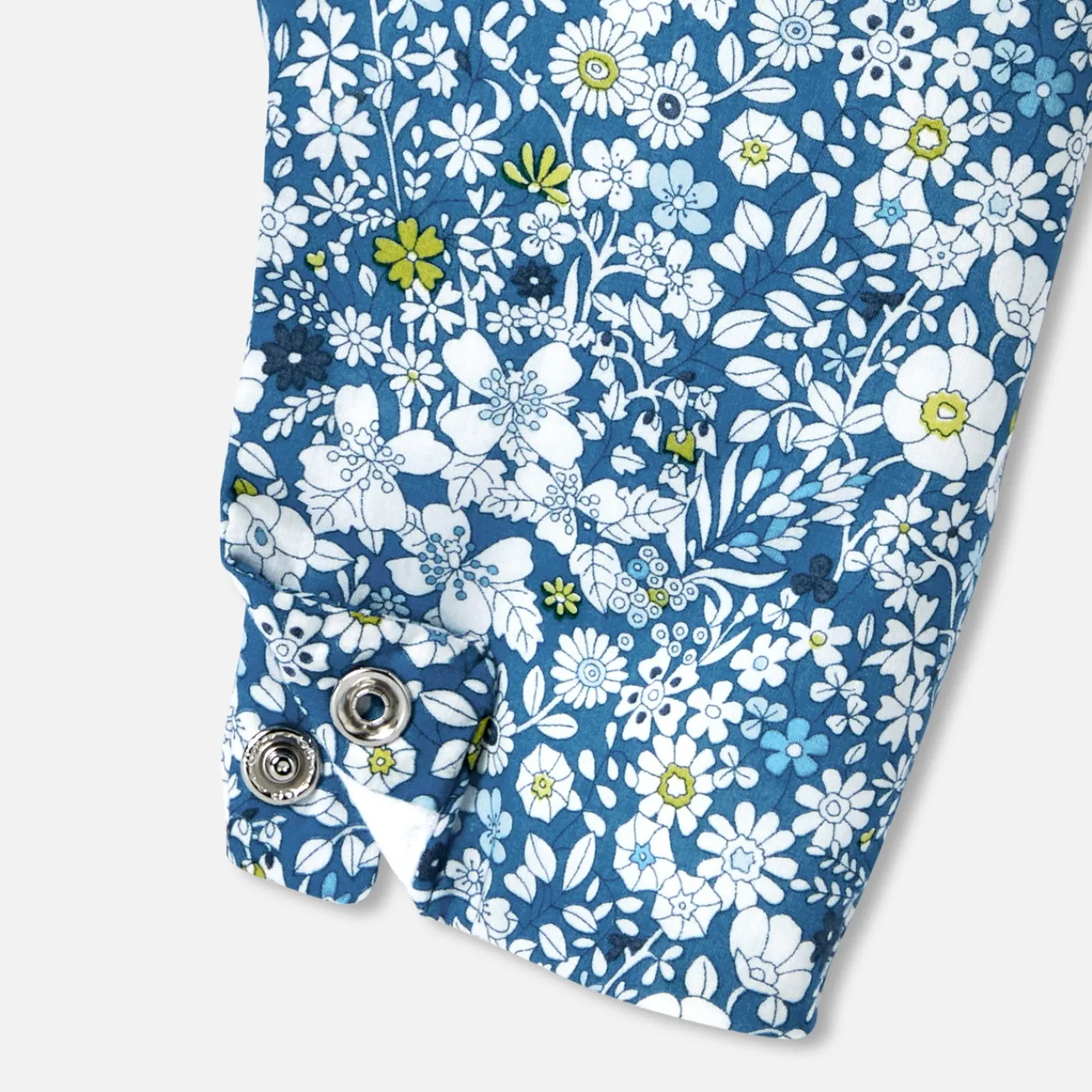 Bloomers, Overalls And Sets-Jacadi Baby girl jumpsuit in Liberty fabric Blue/Multicolour