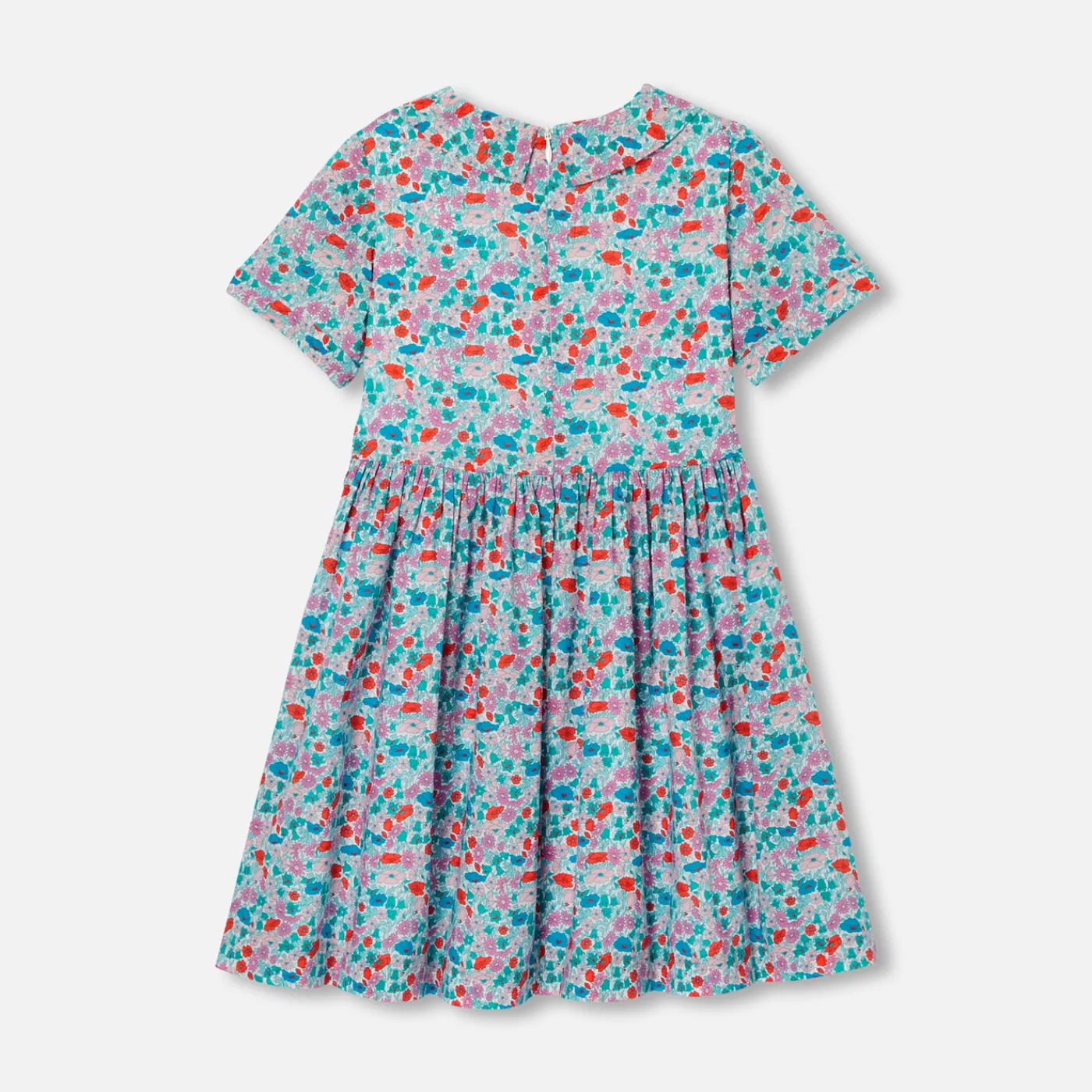 Dresses And Skirts-Jacadi Girl dress in Liberty fabric White/Multicolour