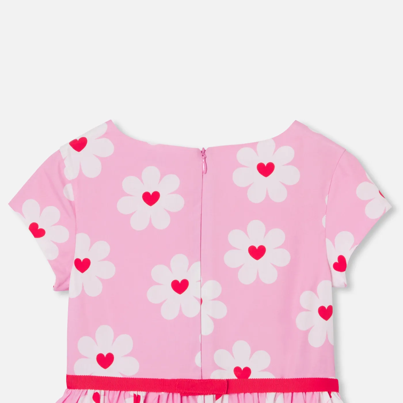 Dresses And Skirts-Jacadi Girl poplin dress Pink/Multicolour