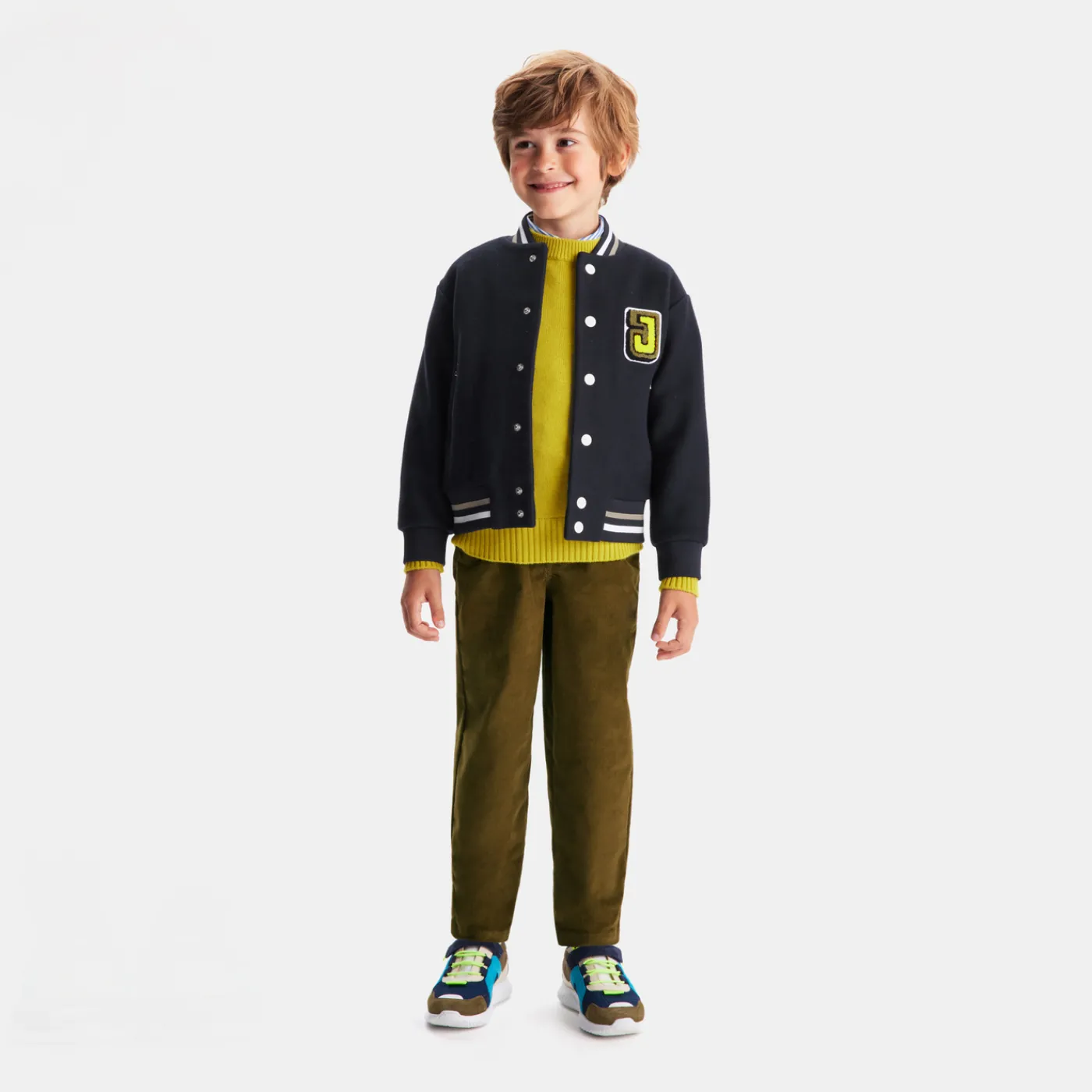 Pants And Sweatpants-Jacadi Boy carrot pants Bronze