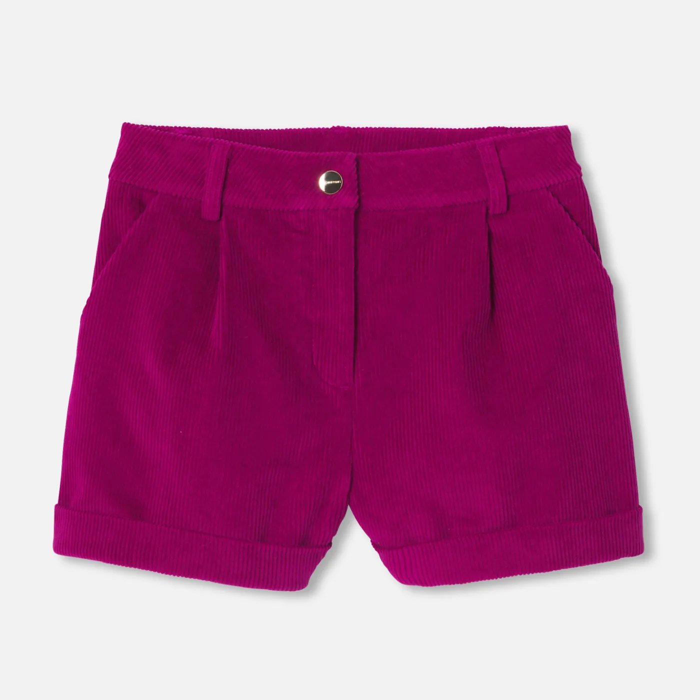 Shorts And Rompers-Jacadi Girl corduroy shorts Purple